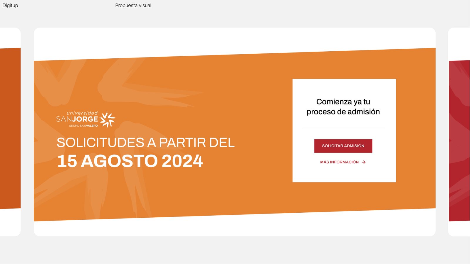 Campaña de admisión: solicitudes a partir del 15 de agosto de 2024.